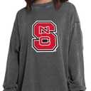 chicka-d NCAA North Carolina State Wolfpack Womens Campus Pullover, Cardinal, Medium (M)