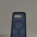 for Google Pixel 9A Phone Case, Compatible with Magnetic, Military Grade Drop Protection Translucent Matte Shockproof Anti-Scratch/Anti-Fingerprint Case for Google Pixel 9A (Dark Blue)