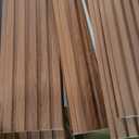 Art3d Slat Wall Panels, WPC Soundproof 3D Wall Paneling for Interior Wall Decor, TV Background, 8-Pack 96 x 6 in. Teak