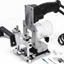 Mortise and Tenon Jig Tools for Woodworking Routers, Tenon Cutter, Mefape Manual Mortising Machine, Invisible Slotting Machine Jig Stand, 3-Axis Guide Rail for Adjust Trimming Length and Width
