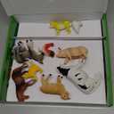 Farm Animals Figures Toys with Sound Books, 10PCS Farm Animals for Toddlers & Animal Sound Books with 10 Buttons, Plastic Animals, Farm Toys for Toddlers 3-5, Animal Lover Gifts for Kids