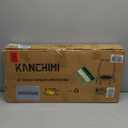 Kanchimi 40" 48" Folding Mini Fitness Indoor Exercise Workout Rebounder Trampoline with Handle, Max Load 330lbs (Black)