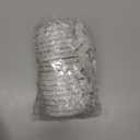 BlastHome Luxury Curtain Rings  Premium Metal with Quiet, Smooth, Removable Nylon Inserts  Pinhooks and Clips Included  1 1/2" Inside Diameter  18 Rings for Two Standard Curtains  Brushed White