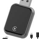 2026 Upgraded USB Wireless CarPlay Adapter for iPhone, Bluetooth 5.8 and Wi-Fi 6, Automatic & Zero-Delay Connection, Android auto Carplay Wireless Adapter for Android and iOS Systems. (Dark Gray)