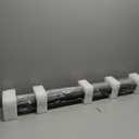 Modern 39inch Outdoor Wall Light, 3000K Black Acrylic Exterior Lighting Fixtures Wall Mount, Ip65 Waterproof Modern Porch Lights Wall Sconce, Led Long Outdoor Lights for House Hard-Wired (Warm White)