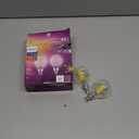 PHILIPS LED 40W G16.5 E12 Base 2-Pack Ultra Definition Soft White (2700K) 350 Lumen (3.5W=40W) Clear Flicker Free Light Bulbs