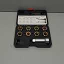 BILITOOLS 10-Piece Axle Spindle Thread Chaser Set, Thread Rethreading Restorer Tool Metric M20 M22 M24 & UNF 13/163/4