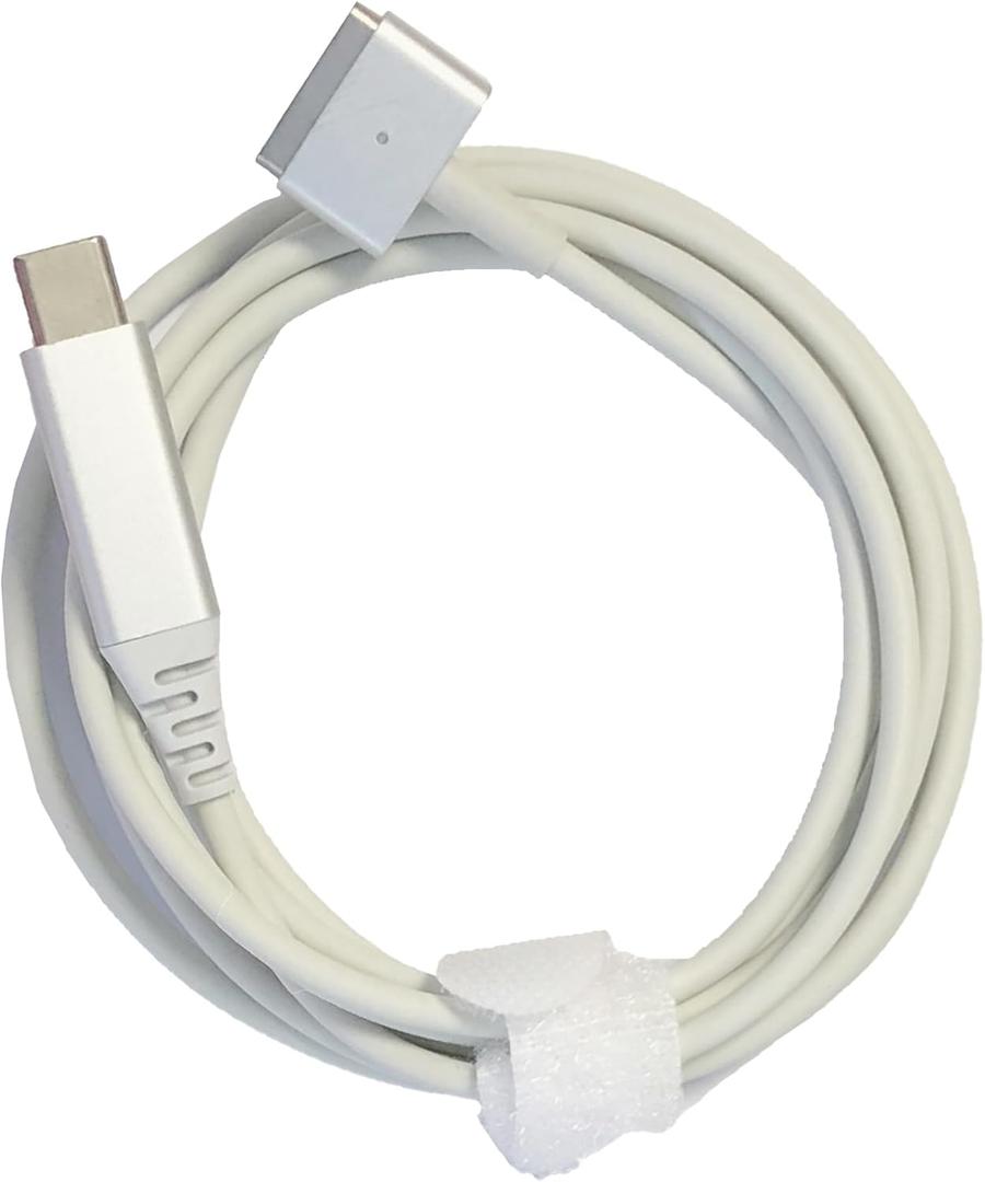 AJJ 85W USB C to T-Tip Magnetic 2 Cable Compatible with MacBook Air June2012-2017 and Pro June2012-2015A1424, A1398,A1465, A1466, 1.8m