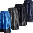 Gary Com 4 Pack Men's Basketball Shorts Gym Workout Athletic Quick Dry Shorts with Deep Pockets and Elastic Waistband (Medium)
