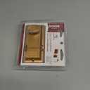 Prime-Line U 9956 Single Cylinder Rim Deadlatch, Diecast, Brass, Night Lock, 2 Keys