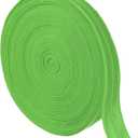 uxcell 10 Yards Fold Over Elastic Stretch Ribbon Strap, 1-1/2 Inch Wide Folded Edge Elastic Webbing for Hair Ties Headbands DIY Craft Waistband Pants Clothes, Green