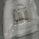 H.VERSAILTEX White Curtains 84 inches Long for Living Room Thermal Insulated Room Darkening Window Treatment Panels Drapes Light Reducing Curtains for Bedroom, 2 Panels, 52" W x 84" L, White