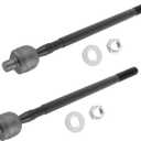 2 x Front Inner Tie Rod Ends For Volkswagen Jetta, Passat, Golf (R & Alltrack & SportWagen), Tiguan, CC, Eos, GTI, e-Golf, R32, For Audi A3 Quattro & Sportback e-tron, Q3 Quattro EV80665