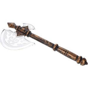 Amosfun Halloween Viking Cosplay Axe Props Halloween Pirate Axe Party Costume Accessory Photo Booth Props 15.74 Inch Multi