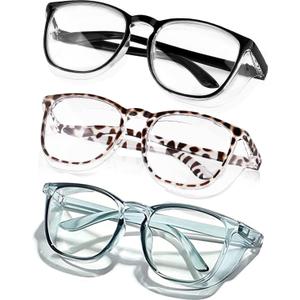 Safety Glasses Goggles For Women Nurses Protective Eyewear,Anti Fog Safety Goggles (Leopard+blue+black)