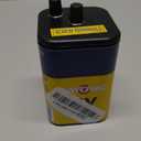 RAYOVAC Heavy Duty Lantern Battery, 6 Volt Screw Terminals, 945R4C