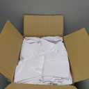 Fitable White Tablecloths for Rectangle Tables, 6 Pack - 70 x 120 Inches - Reusable and Washable Table Clothes for 6-8 Ft Tables, Polyester Fabric Table Covers for Wedding, Party, Banquet