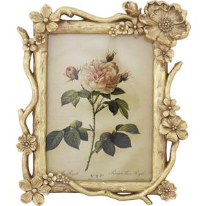 5x7 Vintage Picture Frame, Gold Antique Ornate Picture Frame, Victorian Retro Decorative Photo Frames for Tabletop & Wall, Baroque Home Decor Frames
