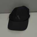 adidas Mens Three Bar Structured Snapback Adjustable Fit Hat 2.0 (One Size, Black/White)