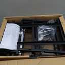 Furologee Night Stand Set of 2, Nightstand with 2 Fabric Drawers, Bed Side Table with Open Shelf, Wooden Top, Hooks, Backboard Design, End Table for Bedroom, Study, Hallway, Brown