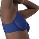 Bali Womens Seamless Underwire Bra, One Smooth U Smoothing Underwire Bras for Women, Convertible Straps, Ultra Light (36C, In the Navy 2)