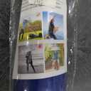 NEW-Vi Umbrella Hat Folding Adjustable Sun Rain Cap, 37.4” UPF 50+ UV Protection Large Hands Free Umbrellas, 7-Ribs Waterproof Headwear for Fishing Gardening Golf Sunshade Outdoor - Blue