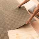 Mohawk Home 24" x 24" Indoor/Outdoor 0.25" Pile Height, Peel and Stick Carpet Tile, Brown Polyester, (15 Tiles) (60 sqft/Box)