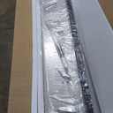 DWVO Queen Size Bed Frame with Bookcase Headboard and 4 Storage Drawers, RGB LED Bed Frame with Type-C & USB Charging Station Storage Headboard Bed, No Box Spring Needed, Noise Free, Antique White