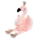 Laila and Lainey Ballerina Flamingo Stuffed Animal – 16.5” Plush Pink Flamingo with Tutu – Cute Ballet Gift for Girls