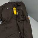 Carhartt Men's 104392 Washed Duck Jacket - Sherpa Lined (Large, Dark Brown)