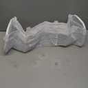 Comfylife Large Bath Toy Organizer  3 Compartment Bath Toy Holder for Bathtub & Shower  Quick-Dry Mesh with 4 Strong Adhesive Hooks  Kids Toys Storage Net for Bathroom, shower & Tub (White Long XL)