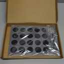 24 Shot Holder Tray Acrylic Shot Tray Clear Wine Glass Organizer Wine Display Holder Cups Display Accessories for Party, Bar, Club,Hole: 1.5 Inch