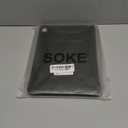 Soke Case for iPad 6th/5th Generation 9.7 Inch 2018/2017,with Built-in Screen Protector and Kickstand, Rugged Full-Body Heavy Duty Protective Cover for Apple iPad Air 2 /Pro 9.7 - Black