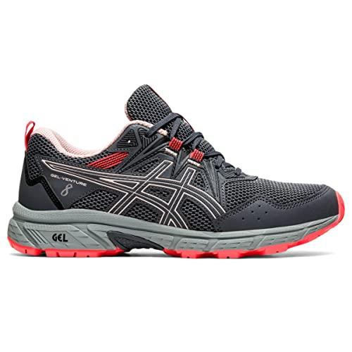 Asics Women's Gel-Venture 8 Running Shoes, 9, Carrier Grey/Ginger Peach