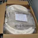 Kitchen Dining Chairs Set of 4 Modern Upholstered Leather Farmhouse Dining Room Chair with Metal Legs, Walnut/Beige