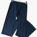 Women's Cross Waist Flare Pants Booty Lifting Yoga Tights Ruffle Detail Quick Dry Wide Leg Workouts M