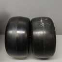 11x6.00-5" Flat Free Tires  11x6-5 Solid Smooth Lawn Mower Tires/Wheel with 3/4" & 5/8" Bearings, 6"- 8" Centered Hub - Fits Bad Boy, Cub Cadet, Zero Turn Mower, Riding Lawn Mower, 2PCS