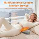 Smart Lower Back Massager for Lower Back Pain Relief, Cordless Battery-Powered, Back Traction Device with 3 Modes Dynamic Traction, High-Temp Thermotherapy & Manual Adjustment