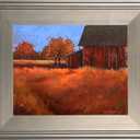Creative Mark 16x20 Plein Air Style Frame, Silver Leaf, Museum Quality