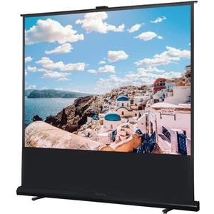 MYOYAY 84 Inch Manual Pull up Projector Screen 4:3 4K HD Floor Standing Projector Screens Portable and Retractable Video Projection Screen Movie Screens for Indoor Outdoor Home Hotel School Office