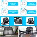 Baby Car Mirror with 4.3'' HD Night Vision Function Display, Safety Car Seat Camera with Wide Crystal Clear View, Easily Observe The Babys Move(Not USB)