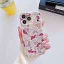 for iPhone 17 Pro CaseCute Aesthetics Leopard Print Camo Pattern for Girls Women Thin and Light Phone Protective Case,Soft TPU Shockproof Anti-Slip,for iPhone 17 Pro-Yellow