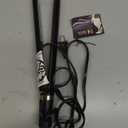 Nicebay 1 Titanium Flat Iron, Fast Heating Hair Straightener & Curler,with 5 Temp Settings, Negative Ion Technology,Travel-Friendly, Smooth Salon Design (Amber)