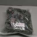 6.4ft Smokey Christmas Garland with Lights, Prelit Natual Rustic Cedar Pine Garland with Pine Cones for Home New Year, Mantle, Fireplace, Indoor Outdoor Decoration Simple Garland