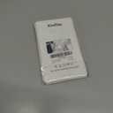 KissTies Mens Pre-Tied Bow Tie Adult's Adjustable Tuxedo Satin Bowtie (White)