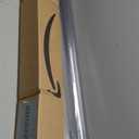 ETECHMART 40 x 72 Inch Clear Table Cover Protector, 1.5mm Thick Custom PVC Table Cover Tablecloth, Plastic Desk Pad Mat, Waterproof Vinyl Table Top Protector for Kitchen, Coffee Table, Writing Desk