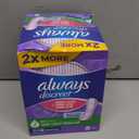 Always Discreet Incontinence Panty Liners for Bladder Leaks, Size 2, Very Light Absorbency, 120 Count