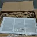 Howeall 18"W x 8"H [Duct Opening Size] Steel Return Air Grille, Air Return Vent Cover for Ceiling and Sidewall - HVAC Air Vent Covers - [Outer Dimensions: 19.75"W x 9.75"H]