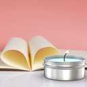 20 Pcs 2 Ounce Aluminum Tin Jar, 60 ML Refillable Tin Container, with Screw Lid, for Storing Spices, Candies, Candles, Silver