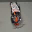 Cordless Electric Fuel Transfer Pump, Portable Battery Powered Hand Fuel Pump, Universal Fit for Vehicles, Boats, Lawn Equipment, Emergency, Power Outage & Home Use (Orange Black)